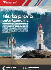 Alerta previa ante tsunamis