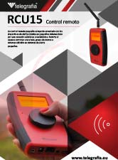 RCU15 - control remoto - Sistemas de alerta temprana