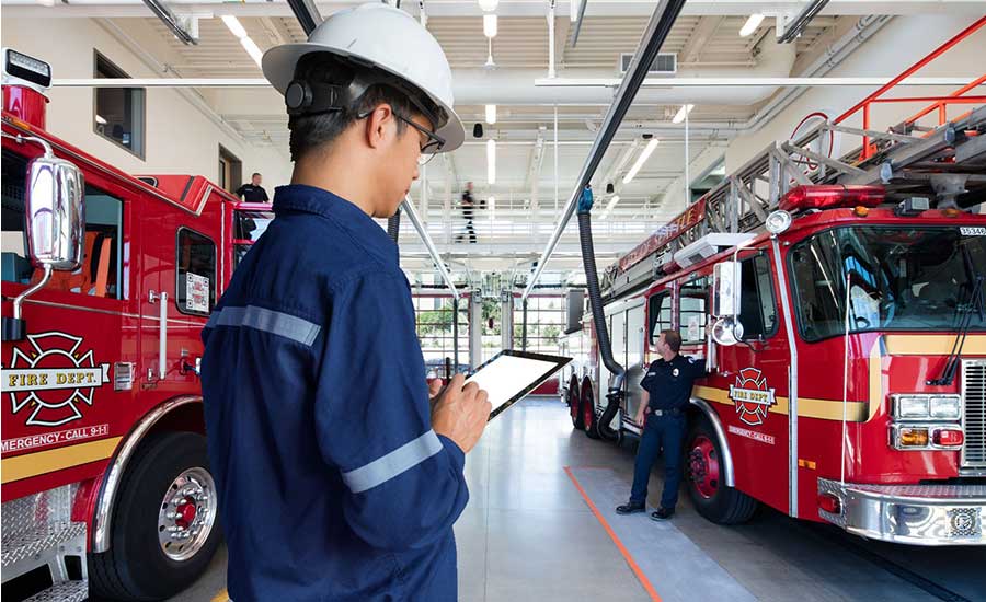 Comprehensive fire & rescue station automation system – SCADA, PA, alerting, remote control Complete automation solution for fire and rescue stations with central control and remote management