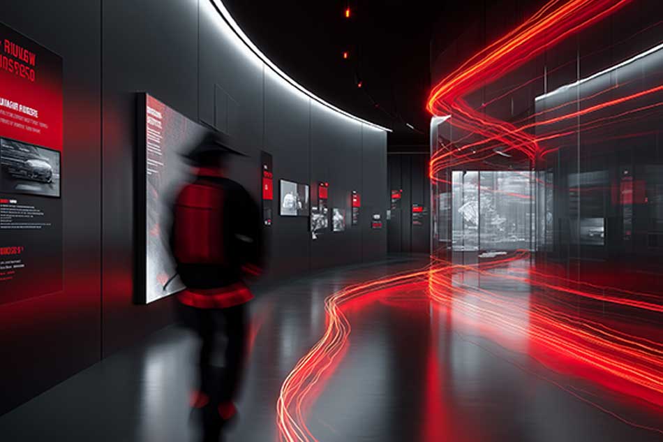 Modern fire station using automated technologies for faster emergency response Modern fire station equipped with automated systems
