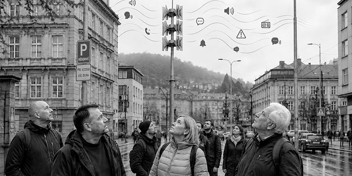 Response to Critical Infrastructure Damage Warning system for crisis situations during critical infrastructure damage